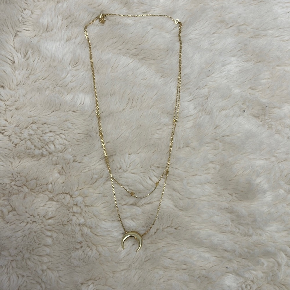 NWOT Revolve moon and stars necklace